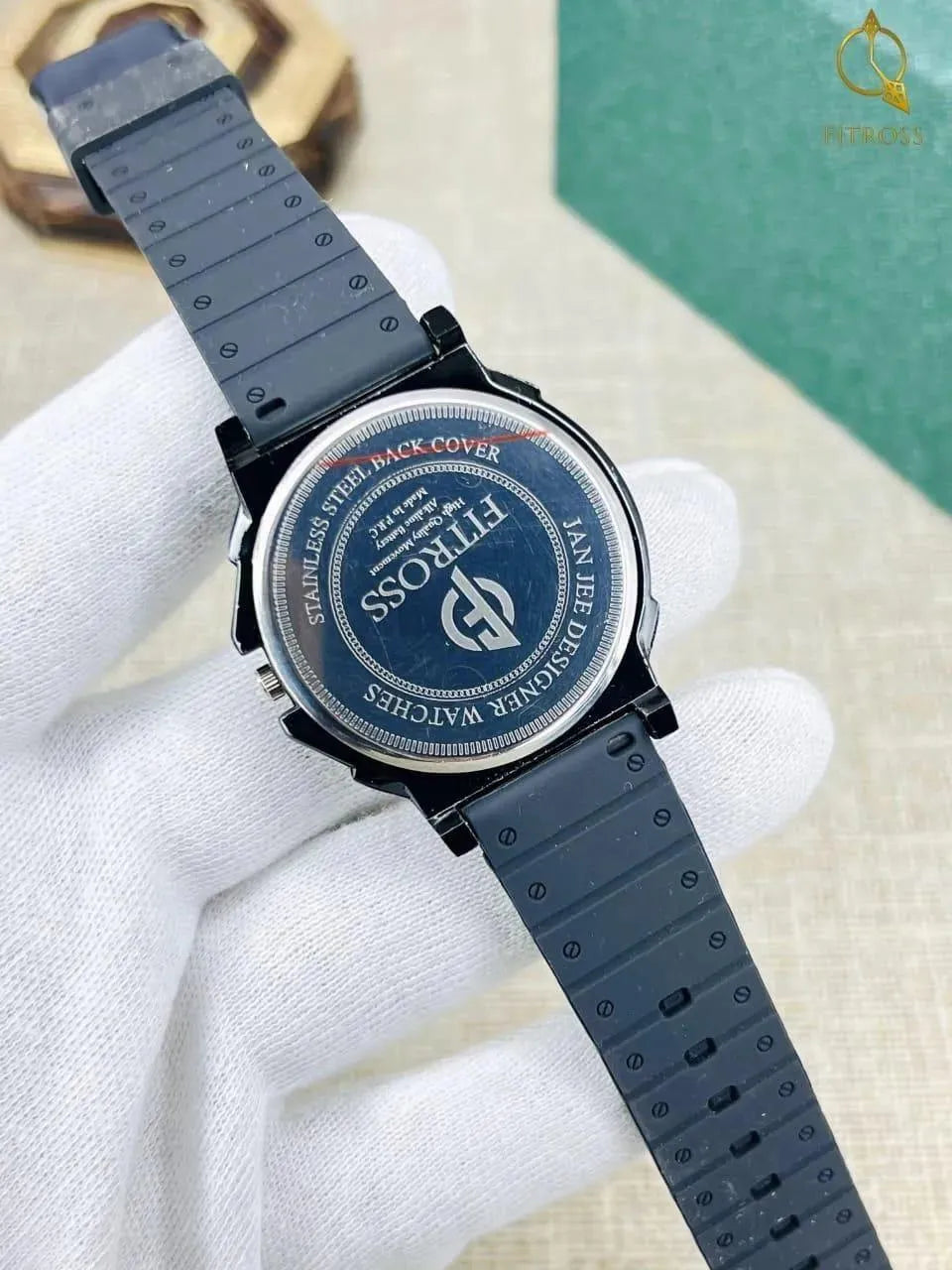 Men's Modern Stylish Look Watch - Men's luxury watch Eid Mubarak