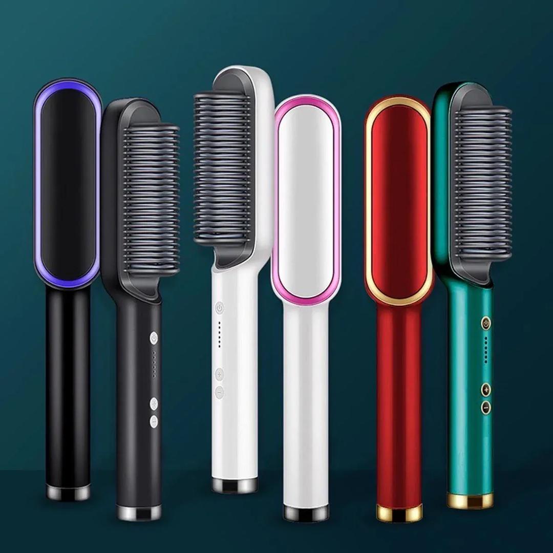 Professional Electric Hair Straightener Brush